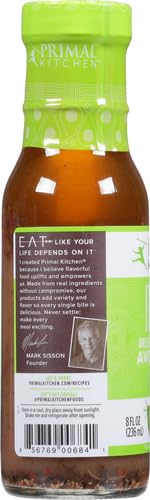 Whole30 8 Primal Kitchen Italian Vinaigrette & Marinade Salad Dressing made with Avocado Oil, Approved, Certified