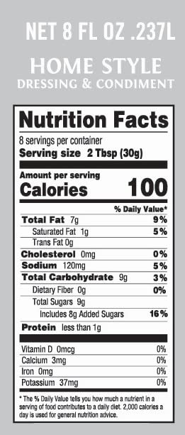 Dorothy Lynch Salad Dressing, Sweet & Spicy, 8 oz Home Style, Thick & Creamy, Gluten Free, No Trans Fat