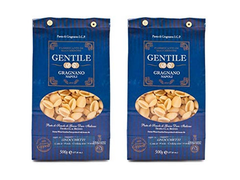 Pastificio Gentile GENTILE PASTA GNOCCHETTI DI GRAGNANO IGP (2 Pack - 1.1 lb each)