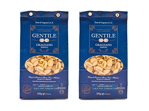 Pastificio Gentile GENTILE PASTA GNOCCHETTI DI GRAGNANO IGP (2 Pack - 1.1 lb each)