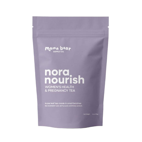 Nora Nourish Organic Pregnancy Tea Red Raspberry Leaf Herbal Blend for Third