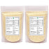 Jioo Organics Pack 2, 250 Black Chickpea Flour or Kala Chane ka Atta, of Grams Each