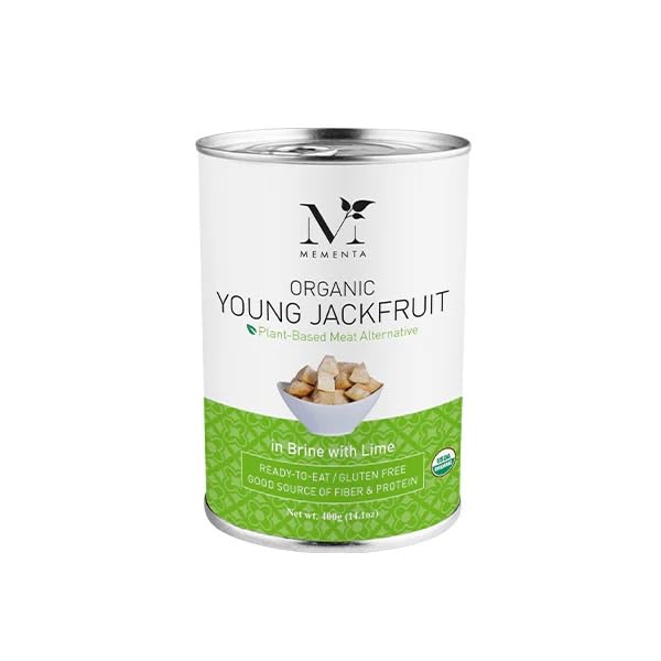 Mementa Inc Organic Young Jackfruit in Brine, 14.1 oz (Pack of 3)