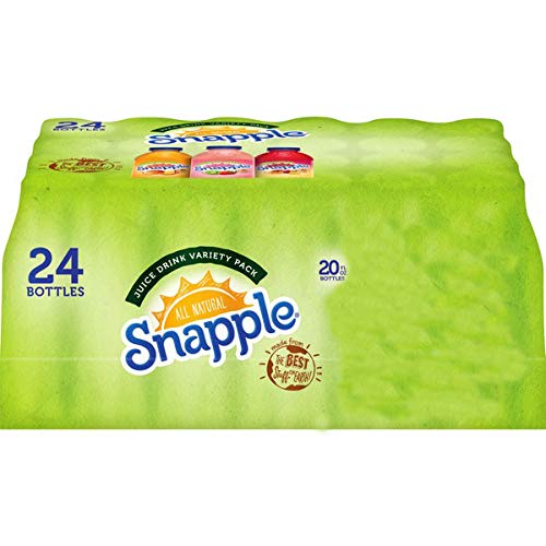 Snapple Juice Variety Pack, 20 Fluid Ounce (Pack of 24)