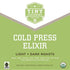 3 Tiny Footprint Coffee - Organic Cold Press Elixir Cold Brew | Blend of Light & Dark Roasts, Whole Bean Coffee | Fair