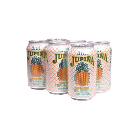 Jupina Diet Pineapple Soda 6PK