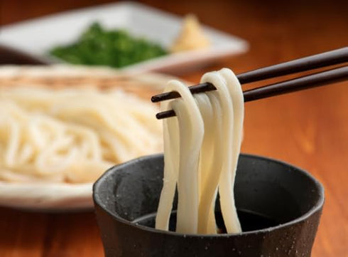 Visit the Store 0.88lbs Hand-pulled Udon noodles (five meals) chewy texture, flour from Kumamoto in Japan, craftsman