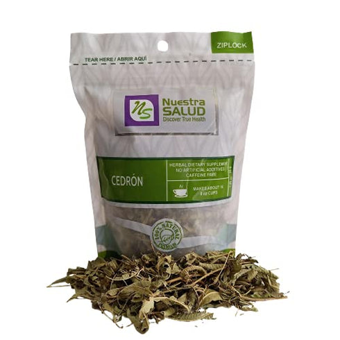Nuestra Salud Cedron Leaf Tea, Herbal Tea, 30g / 1.052oz Zip-Lock Bag, 100% Natural Herb Leaves