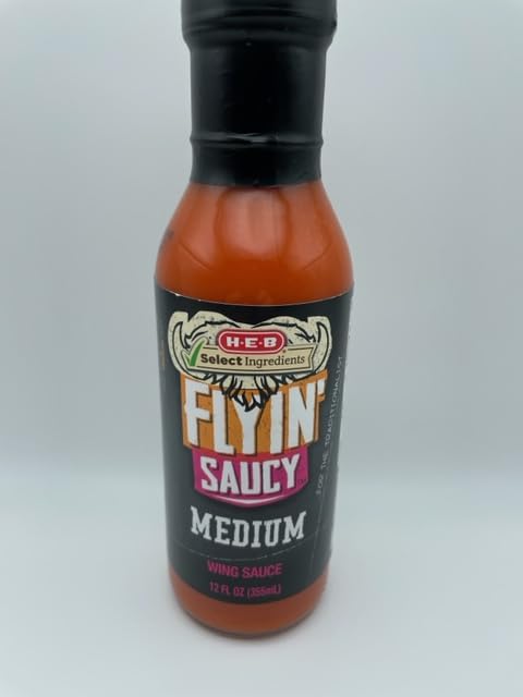 HEB Flyin Saucy MEDIUM Wing Sauce (3 Pack)