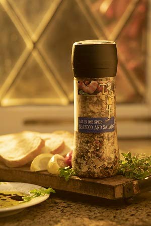 2-PACK: 250g Seafood and Salad Seasoning Grinder Non GMO