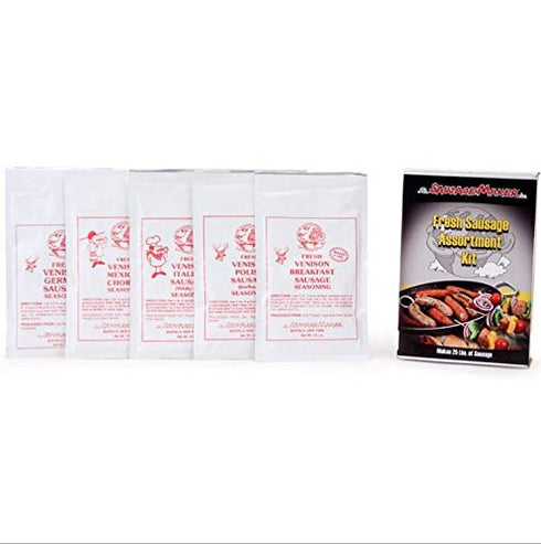 Fresh Sausage Seasoning Variety Kit
