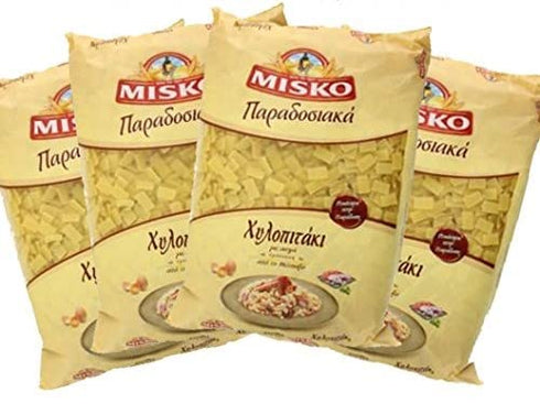SENTICUM Hilopites Pasta with Egg Noodles (4 pack) total 2000g 4x500g Misko