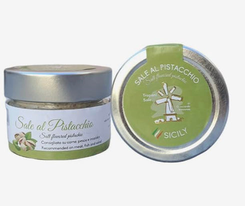 Generic Vincenzo Gucciardo Sicilian Pistachio Sea Salt, Gourmet Fish and Seafood Seasoning