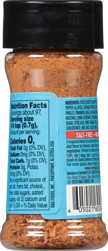 Dash Salt-Free Seasoning Blend, Caribbean Citrus, 2.4 Ounce
