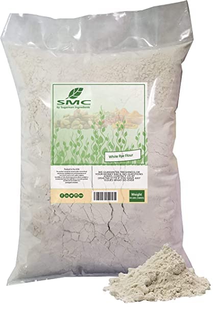 2 10 RAW UnCooked Wheat Germ Pounds + WHITE RYE FLOUR Pounds