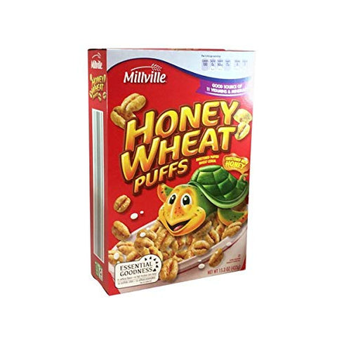 Millville Whole Grain Sweetened Puffed Wheat Breakfast Cereal - 15.3 oz.