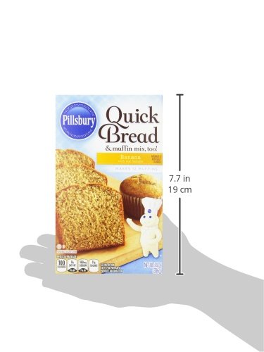 14-Ounce (Pack 12) Pillsbury Quick Bread and Muffin Baking Mix, Banana, Boxes