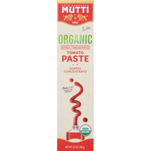 Mutti Organic Double Concentrated Tomato Paste, 6.5 Ounce