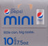7.5 packs 10) Diet Pepsi Soda, Ounce Mini Cans, (Two