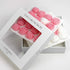 Canasuc Paris, L' Envie en Rose Pur Sucre de Canne, "Window Gift Box" of 36 Assorted French Molded Rose Sugar Pieces
