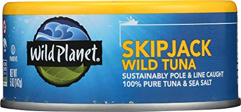 Wild Planet Wild Skipjack Light Tuna -- 5 oz - 2 pc