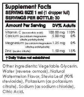 Pure Inventions Watermelon Water Infusion Drops, 30 Servings, Antioxidants, Vitamin C, Electrolytes, Sugar Free, No