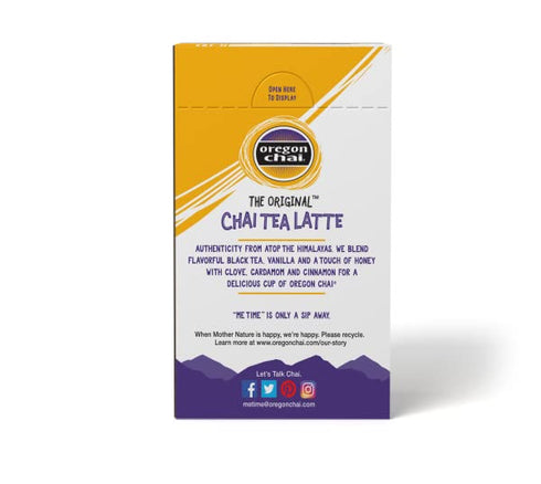 8 Count (Pack 6) Oregon Chai Original Dry Chai Latte Mix