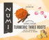 15 Numi Tea Organic Three Roots Turmeric Tea, Herbal Tea Bags, Caffeine Free