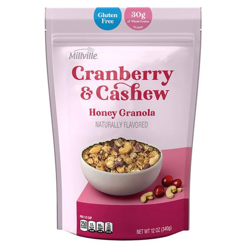 Generic Simply Nature Gluten Free Cranberry Cashew Honey Granola - 12 oz (340g)
