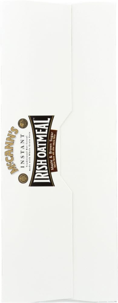 10 3 McCanns Instant Irish Oatmeal Maple Brown Sugar, ct, pk