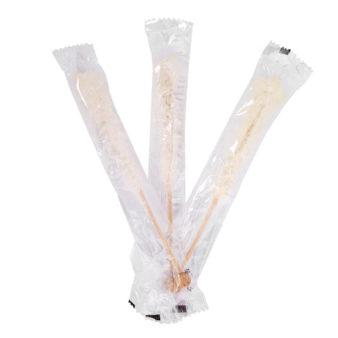 (24ct, Bayside Candy Rock Candy Wrapped Sticks Assorted and Individual Flavors Old-Fashioned Sugar Crystal on a Stick