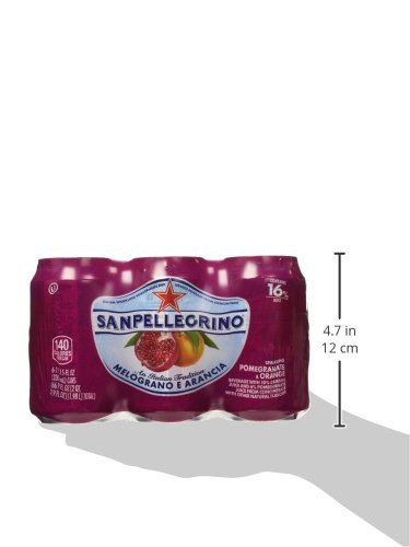 11.15 Oz 12 Pack San Pellegrino Melograno E Arancia (Pomegranate & Orange) Fl