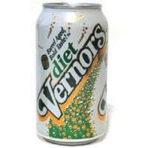 Vernors 7-UP Diet Soda Soft Drink, 12-Ounce (Pack of 24)