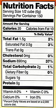 Wellsley Farms Savory Chicken Bouillon Cubes by