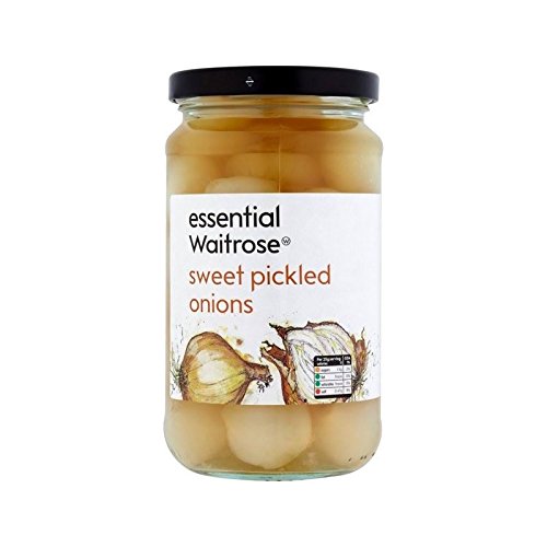Waitrose Sweet Pickled Onions essential 440g - Pack of 2