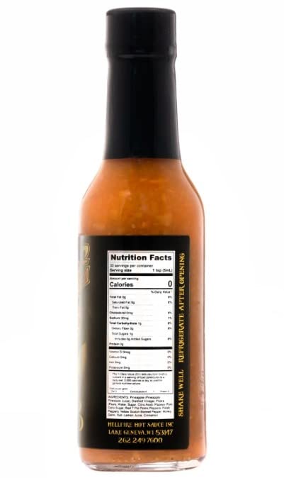 Hellfire Hot Sauce - The Sauceress's Private Reserve