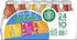 100% 3-Flavor Pack, 10 Oz, (Pack 24), 10 Tropicana Juice Fruit Blend Variety Fl Bottles, of ounces