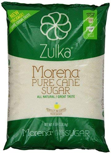 Zulka Morena Pure Cane Sugar, Unfined & Non-gmo All Natural Sugar (Bag