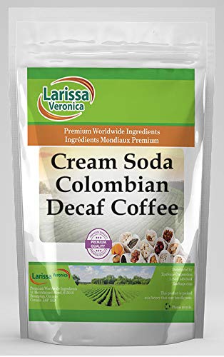 Larissa Veronica Cream Soda Colombian Decaf Coffee (Gourmet, Naturally Flavored, Whole Coffee Beans) (16