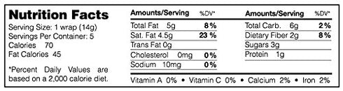 NUCO Coconut Wraps, All Natural, Paleo, Gluten Free, Vegan, Non-GMO, Original Flavor, 10 Count (Two Packs of Five)
