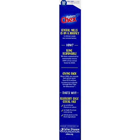 General Mills 12 oz Chex Cereal, Blueberry, Gluten Free