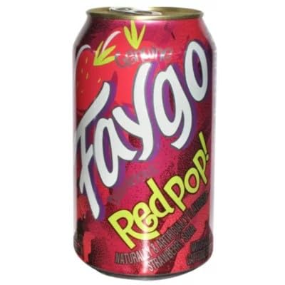 Generic 12-ounce 24-pack (pack 2) Faygoo Soda Redpop cans