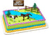 Mini Cake/Food/Cupcake/Appetizer/Desert Decorating Topper Decorations (Horses & Fence)
