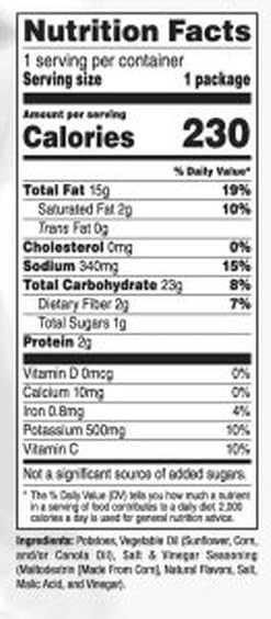 Pack 12 Count (1.5oz Salt & Vinegar Potato Chips Snack Bags) Value Bundle with Bonus Mystery Gift by SUPERDEALS