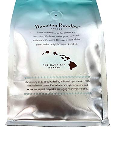 Hawaiian Paradise Coffee Chocolate Macadamia Nut Ground Coffee, 12oz Bag, 100% Arabica Beans, Premium Flavor