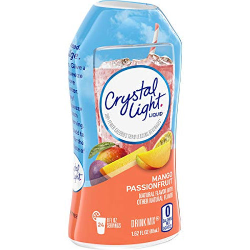 1.62 oz Crystal Light Sugar Free Mango Passion Fruit Liquid Drink Mix, Caffeine Free, fl Bottle