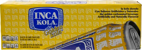 Generic Inca Kola Golden Carbonated Soda "La Kola Dorada" 12 PK Cans (03-12PK