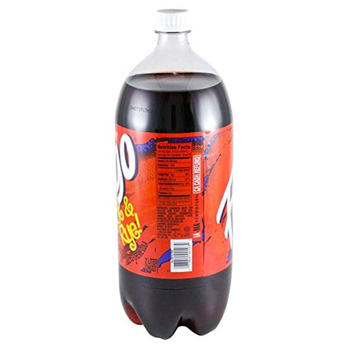 Faygo 2 Rock N' Rye Soda Pop, Liter Plastic Bottle