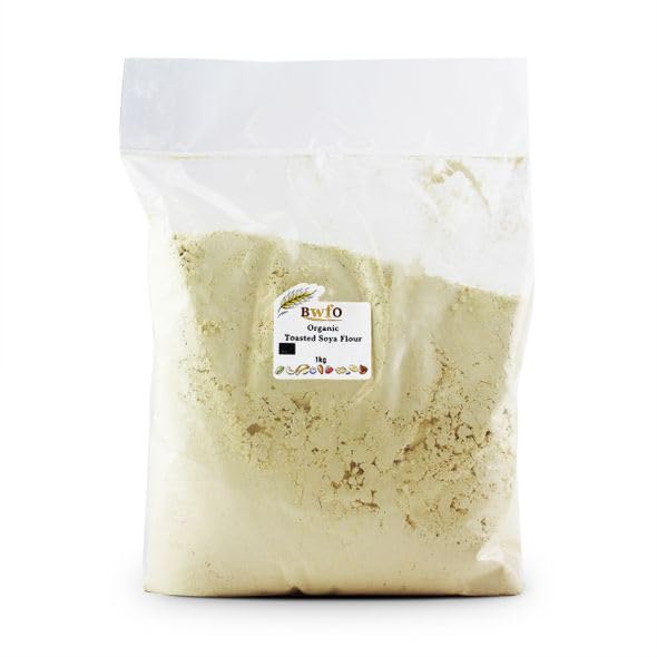 Buy Whole Foods Organic Soya Flour Toasted (1kg)