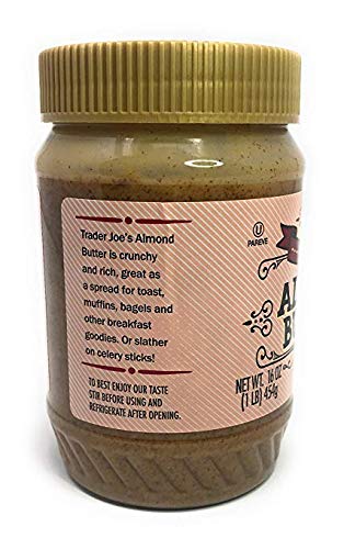 Trader Joe's 16 oz Crunchy Unsalted Almond Butter